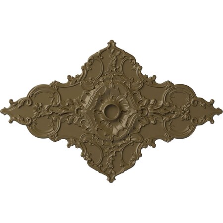 Ekena Millwork Melchor Diamond Medallion (Canopies up to 4"), 67 1/4"W x 43 3/8"H x 4"ID x 2"P, Mississippi Mud CM70X43MLMMF
